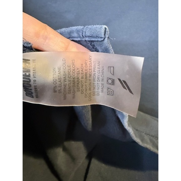 DOYOUEVEN Hoodie Pullover Athleisure Streetwear Mens Sz Medium M Navy Blue 2212 - Picture 8 of 8